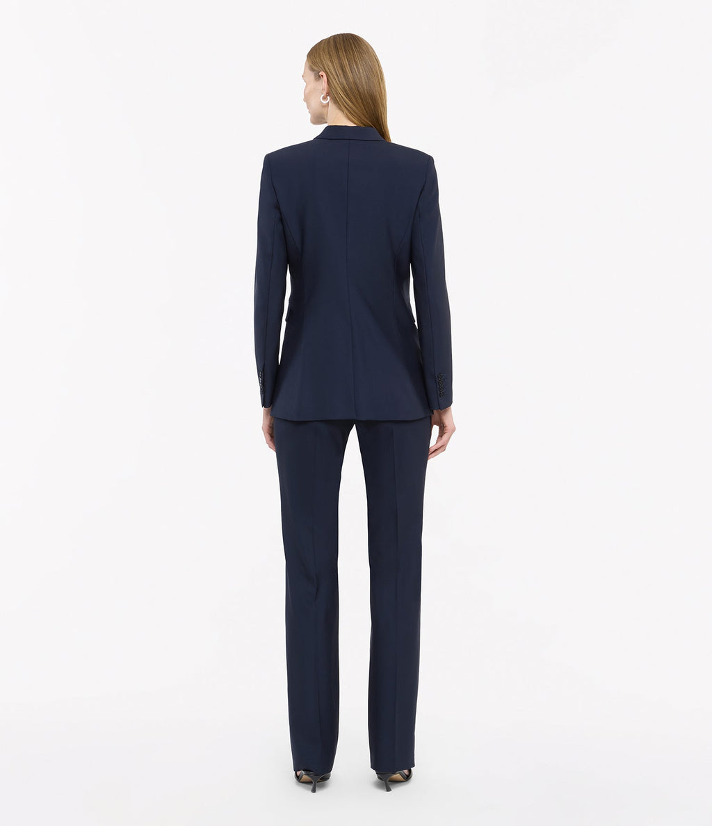 Single Button Jacket | Navy