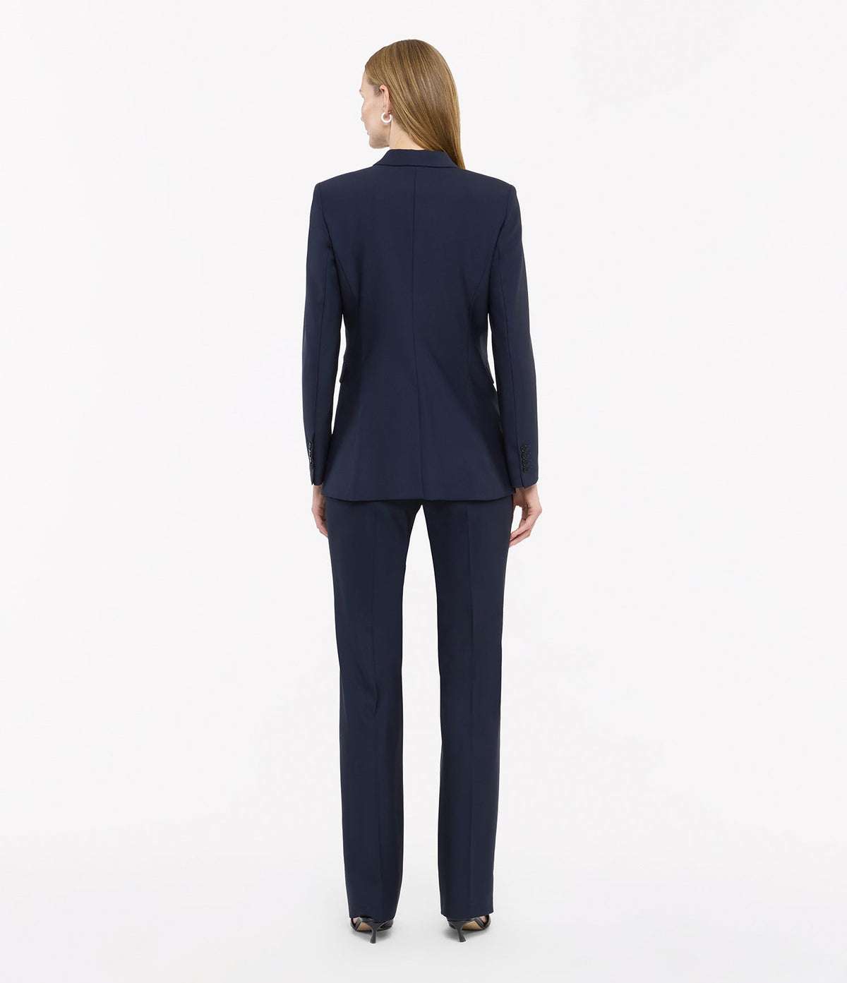 Single Button Jacket | Navy