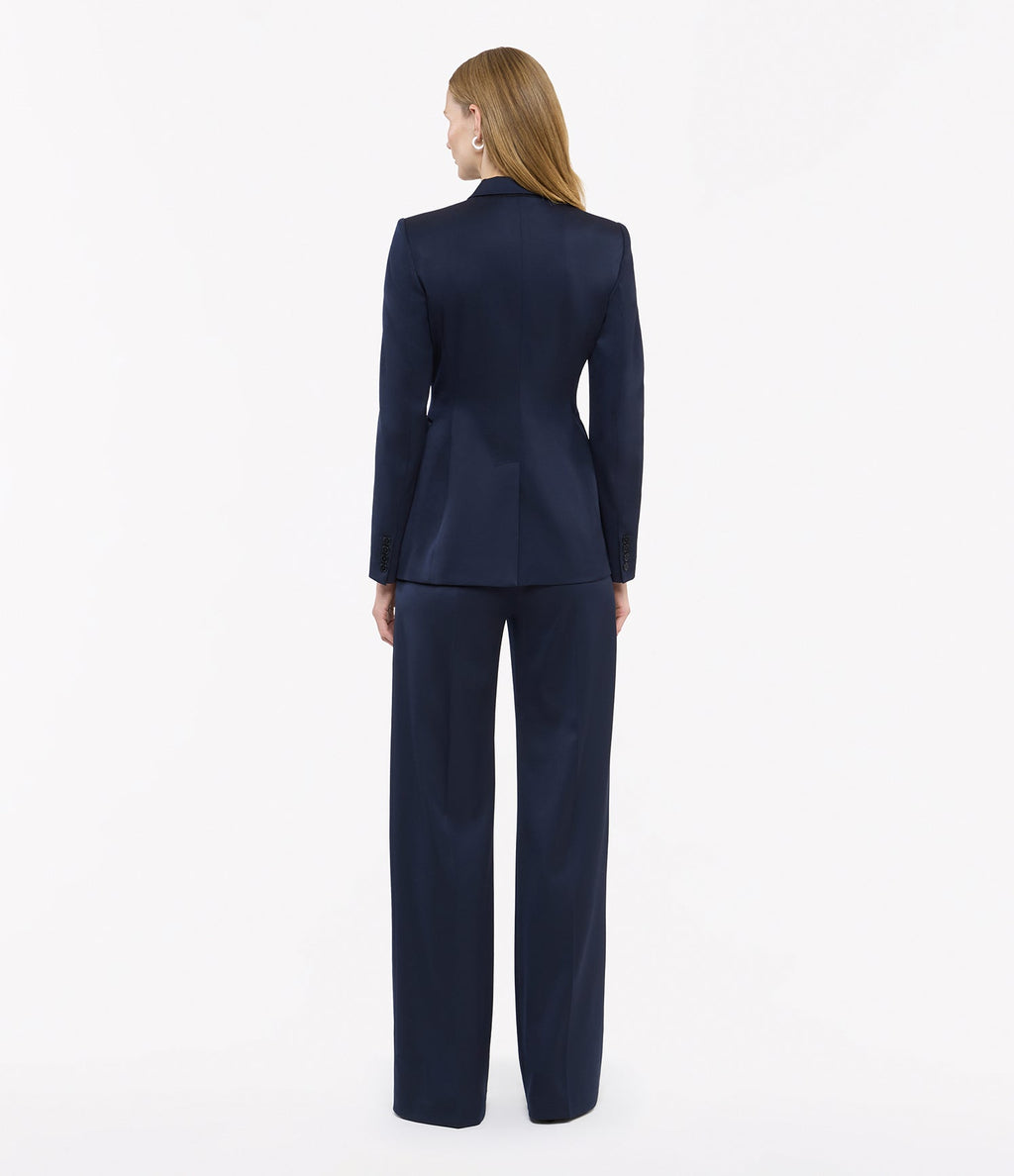 Seamed Waist Jacket | Navy