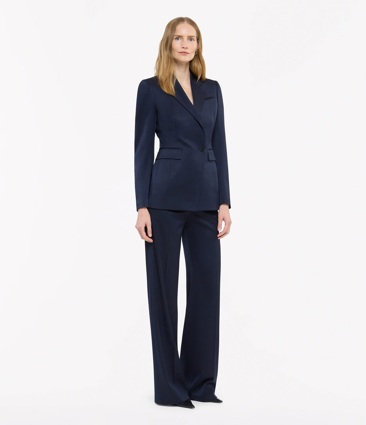 Seamed Waist Jacket | Navy