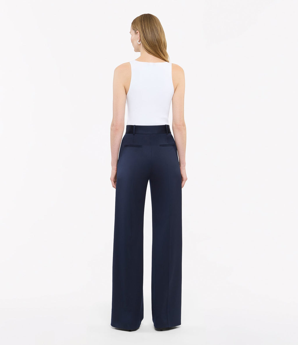 Wide Leg Suit Pant - Resale | Navy