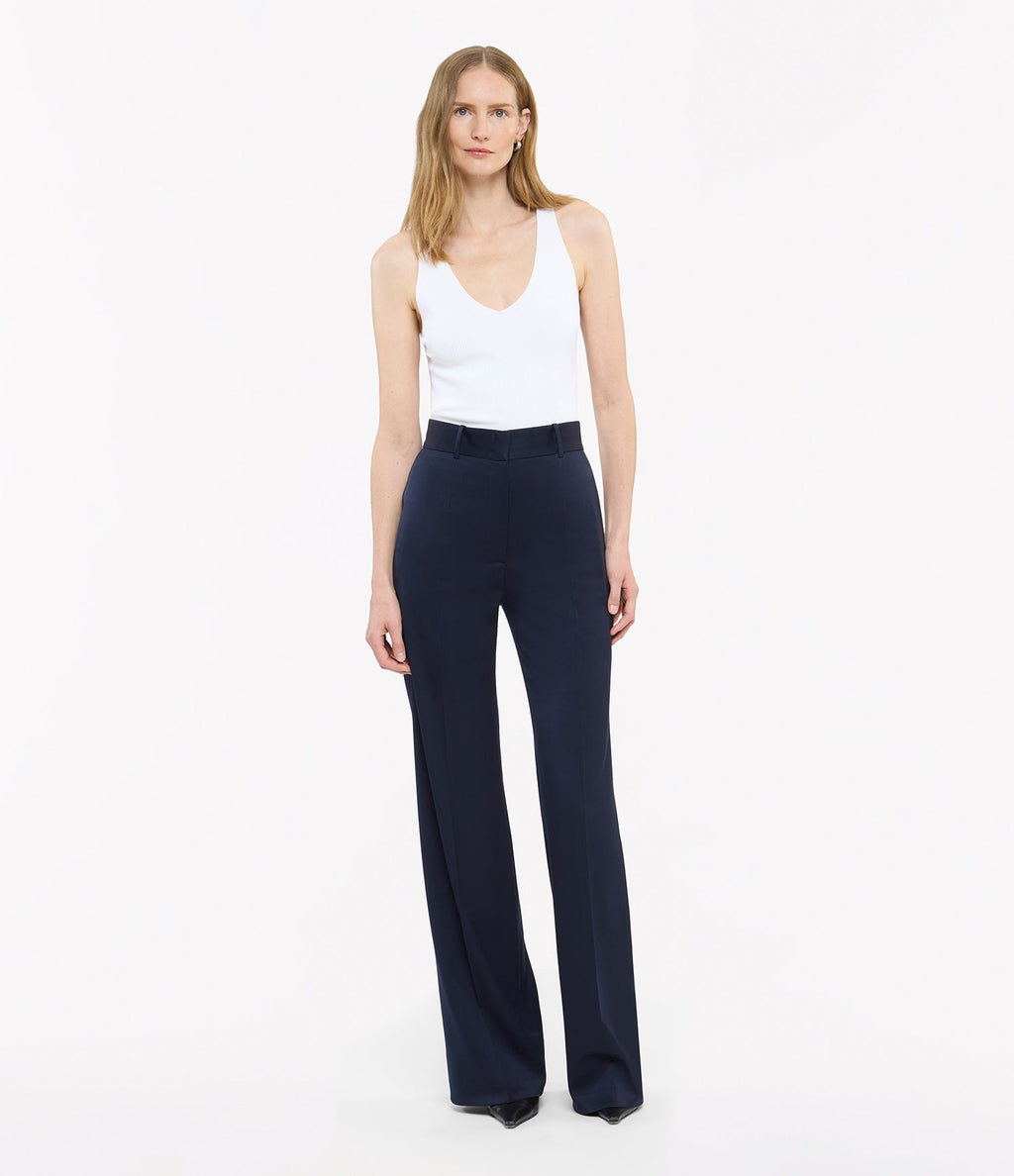 Wide Leg Suit Pant - Resale | Navy
