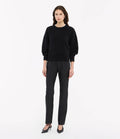 Cashmere Knit Sweatshirt | Black