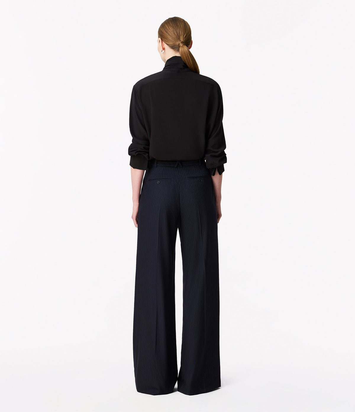 Signature Bow Blouse | Black