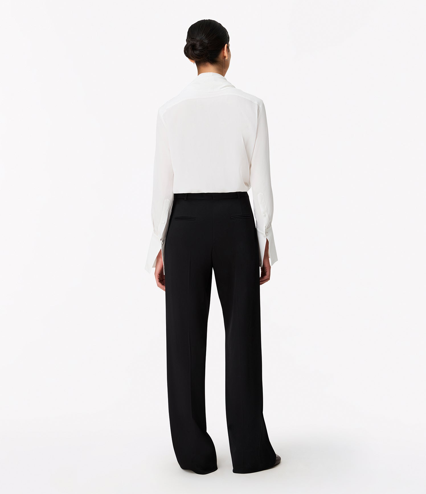Signature Bow Blouse | Off White