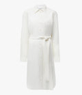 Pleat Back Shirt Dress | Off White