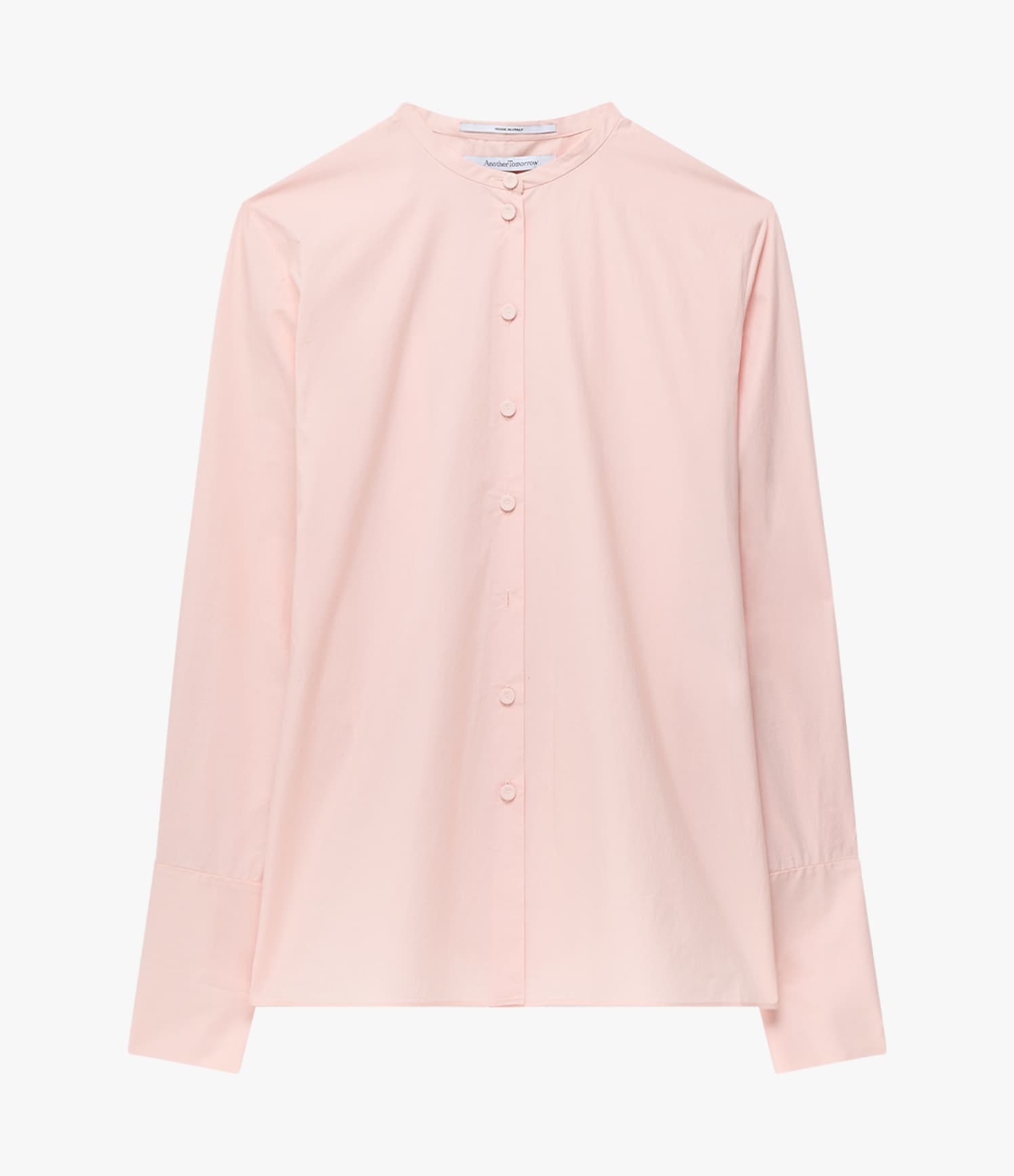 Collarless Blouse | Lotus Pink