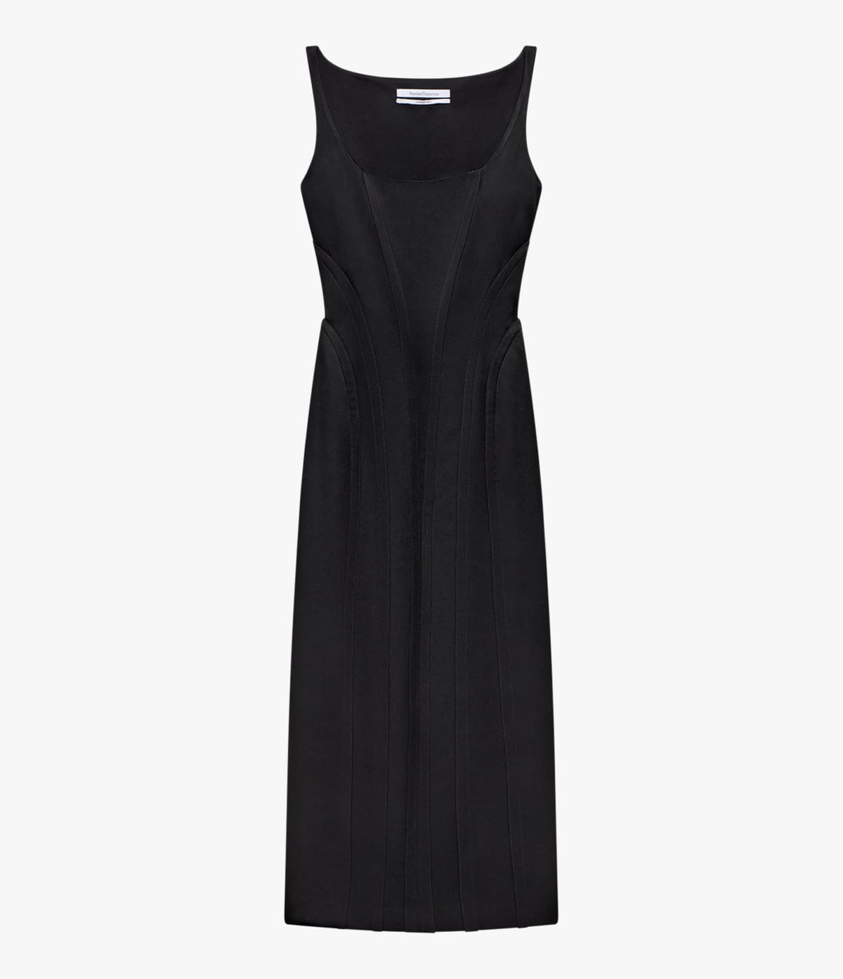 Contour Seamed Dress | Black