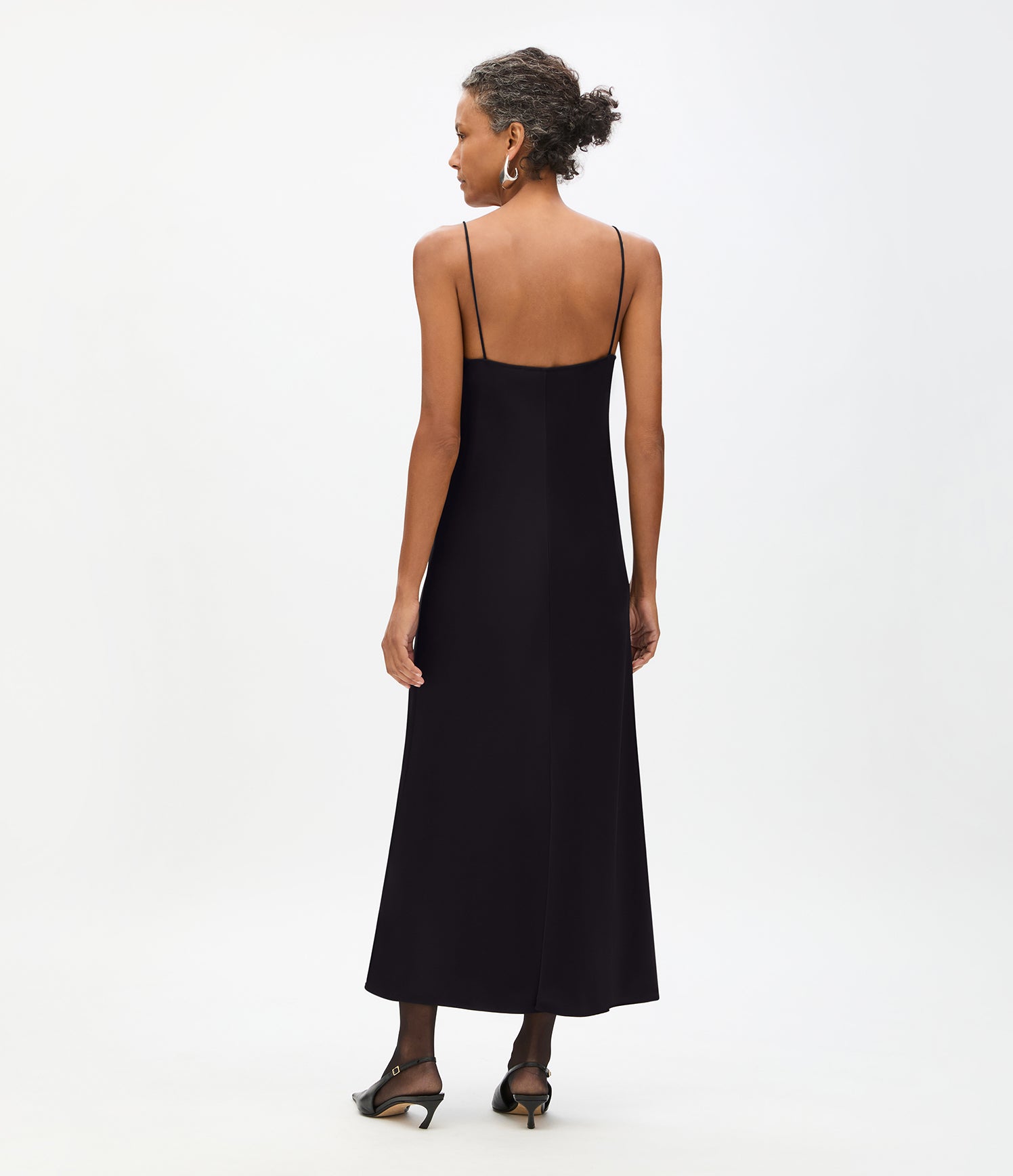 Satin Gown | Black