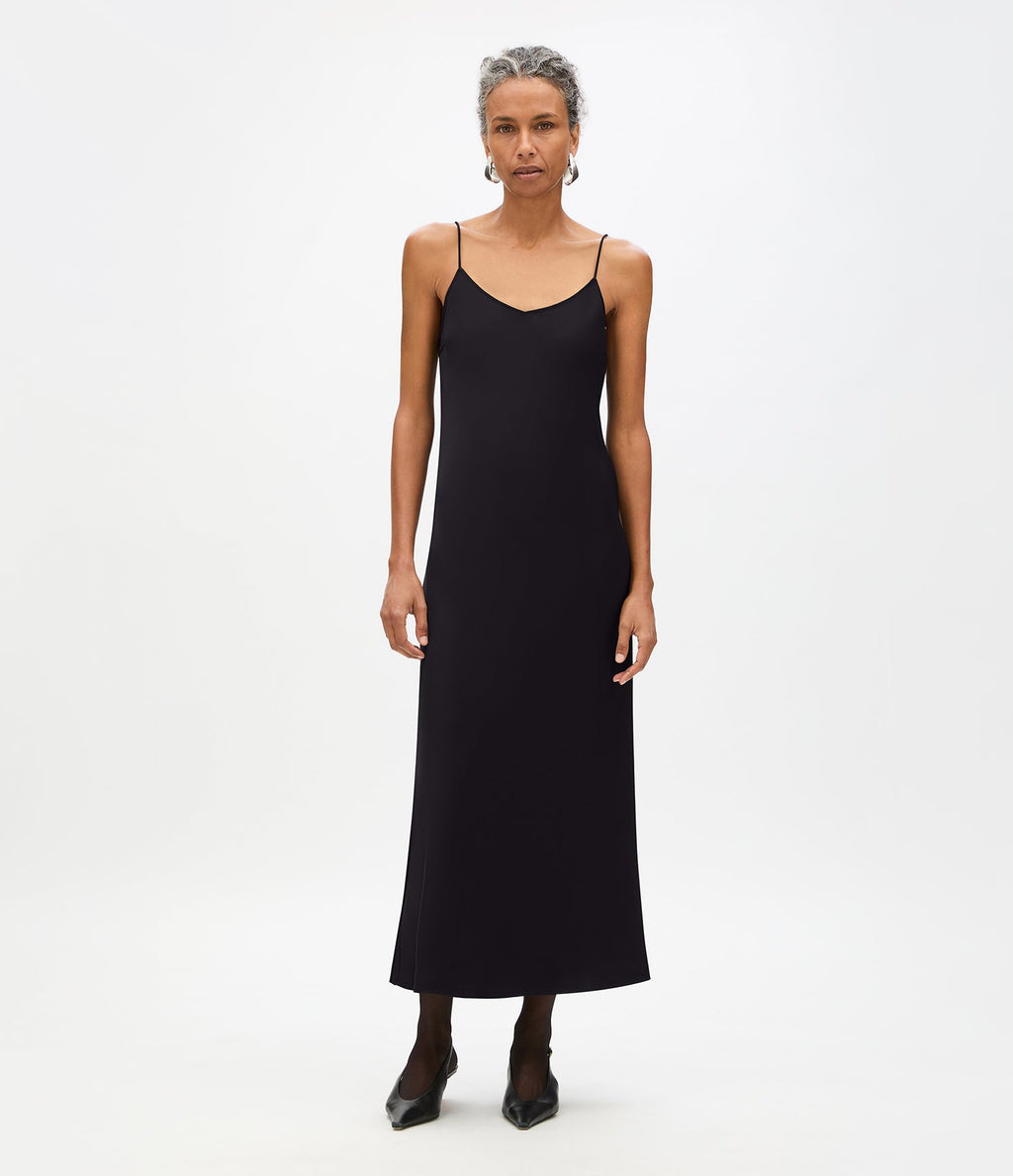 Satin Gown | Black