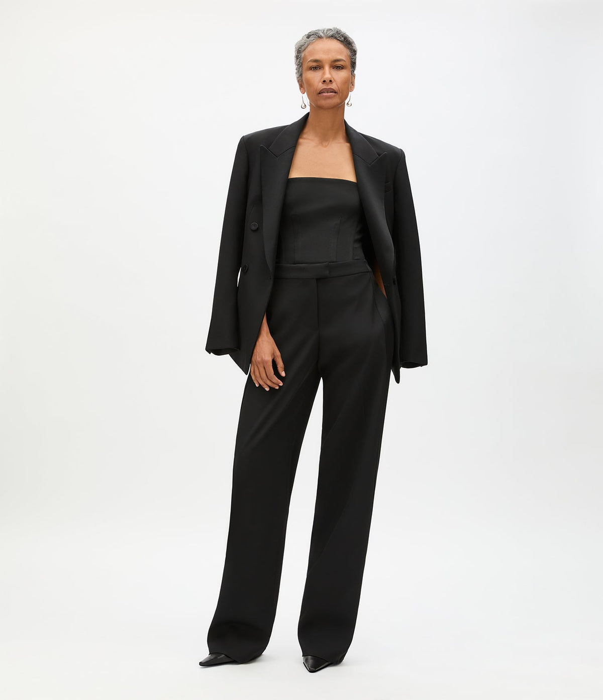 Tuxedo Suit Jacket | Black