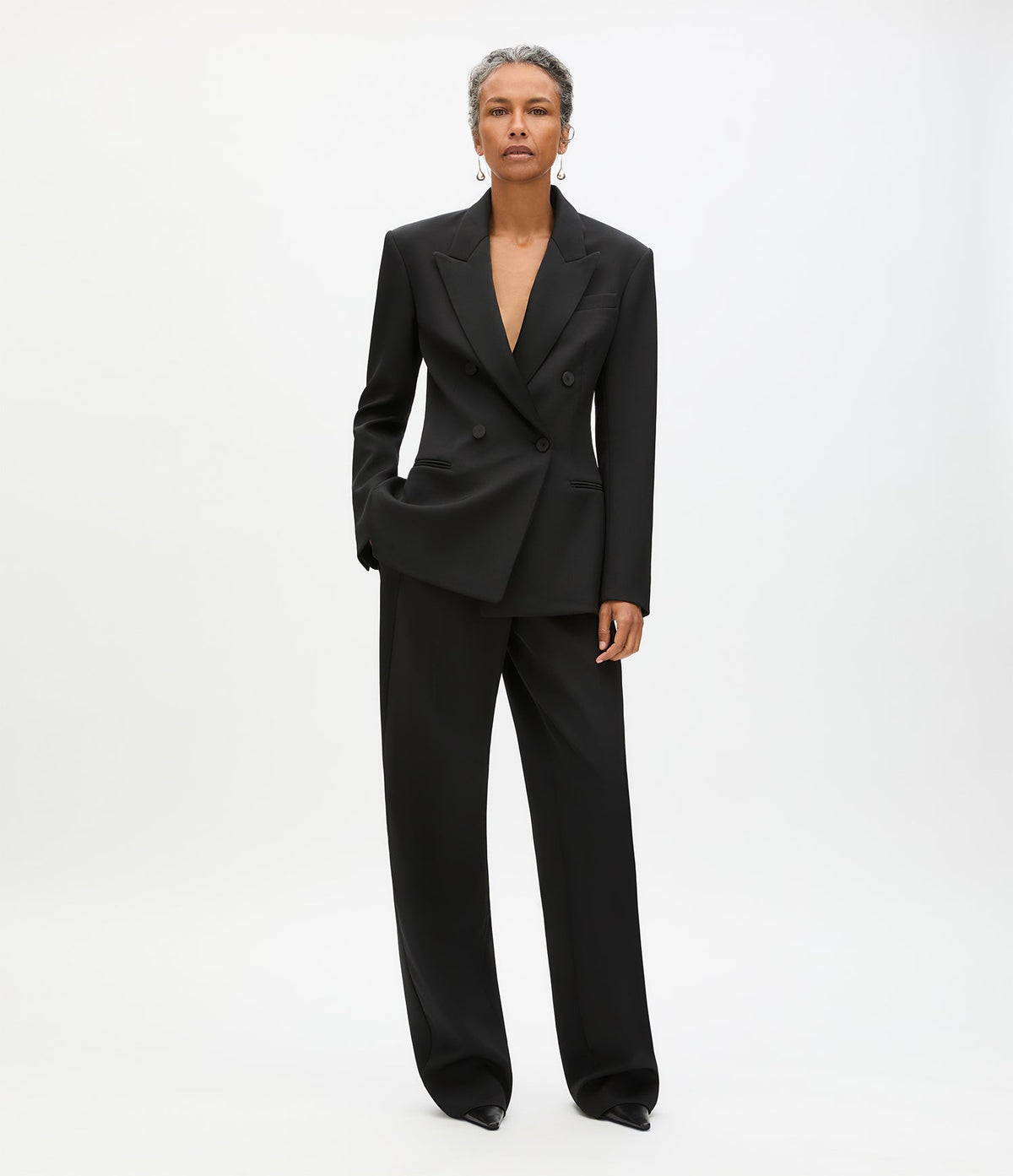 Tuxedo Suit Jacket | Black