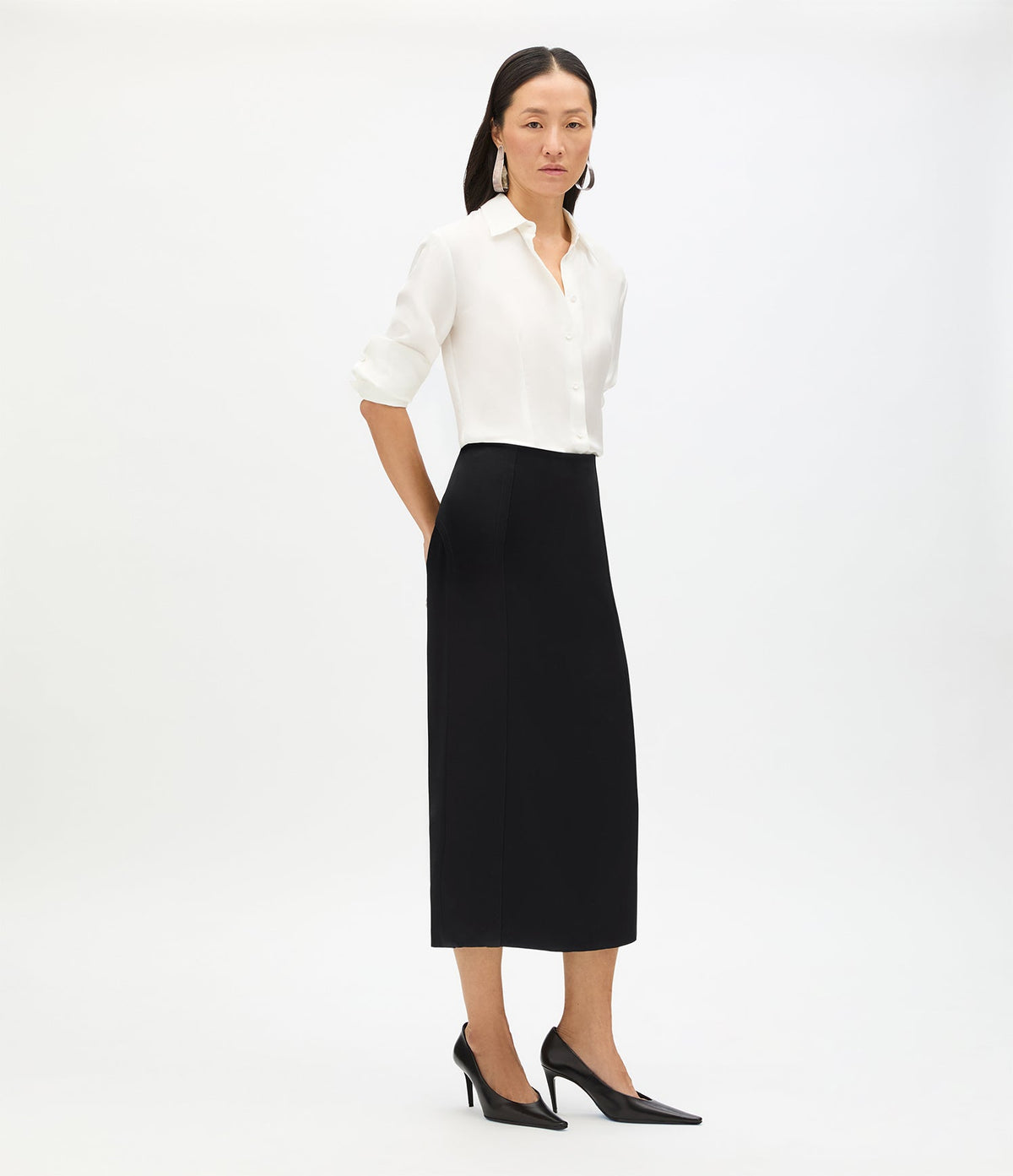 Architectural Skirt | Black