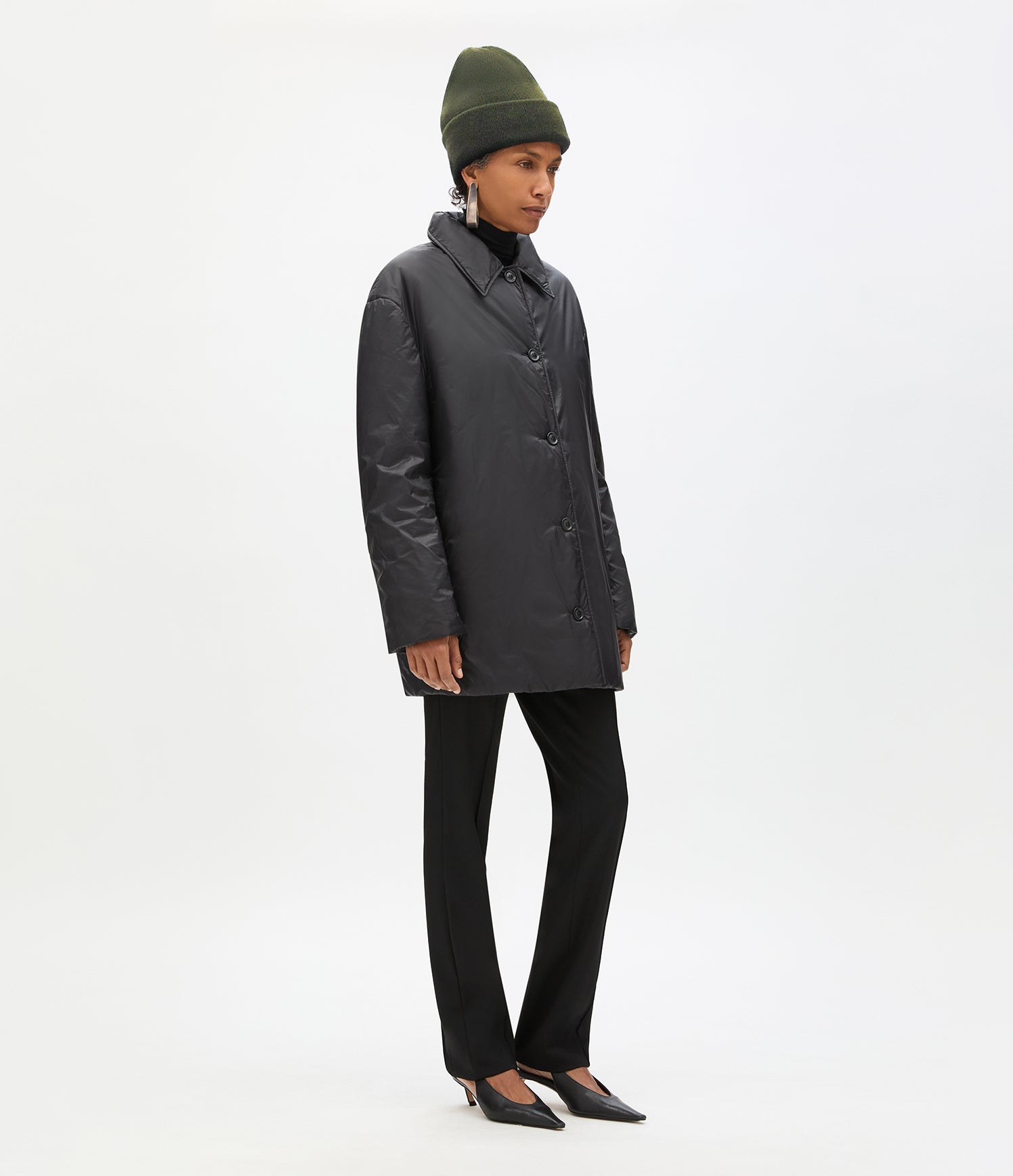 Cashmere Beanie | Moss