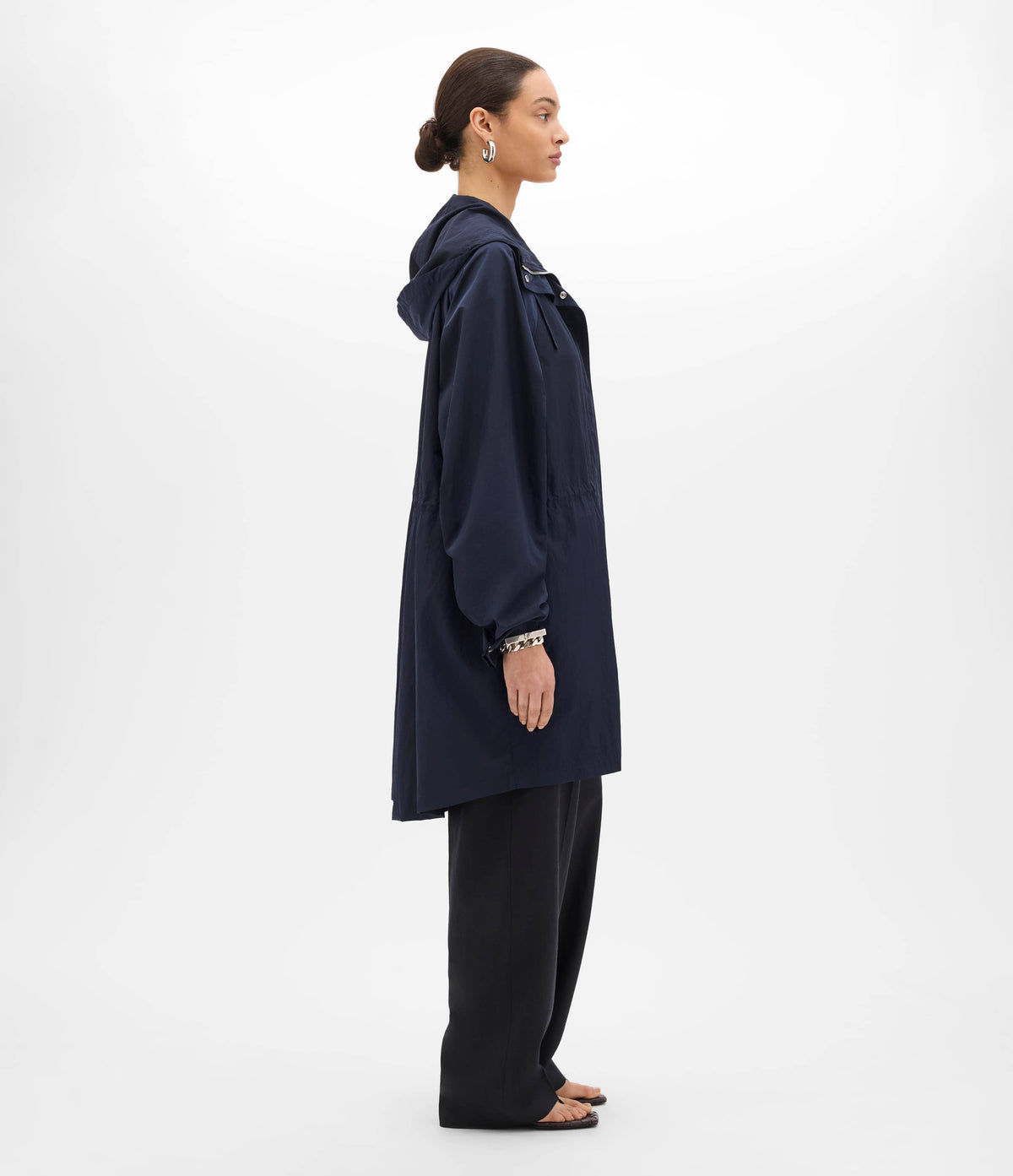 Recycled Nylon Anorak | Navy