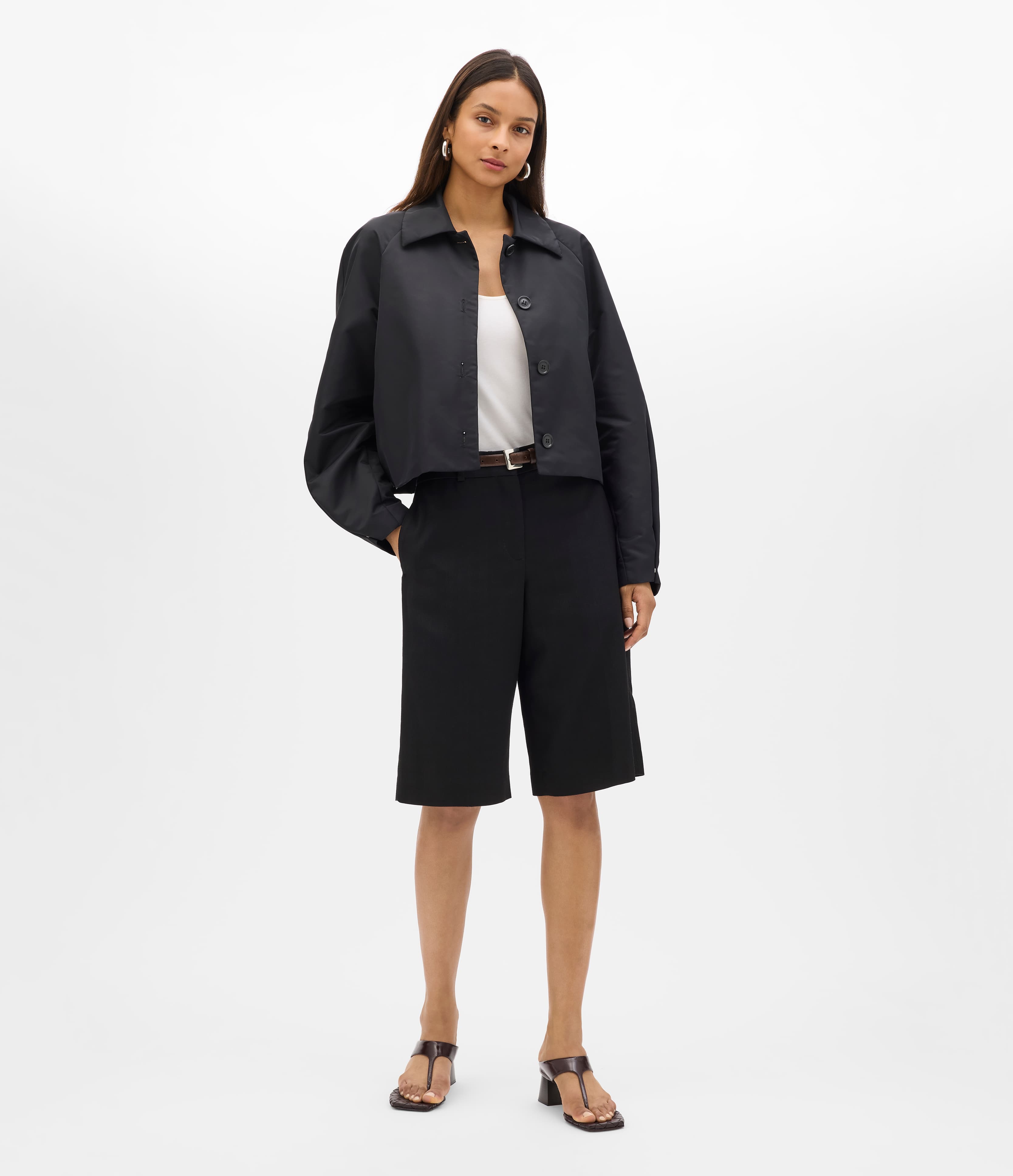 Short Balmacaan | Black