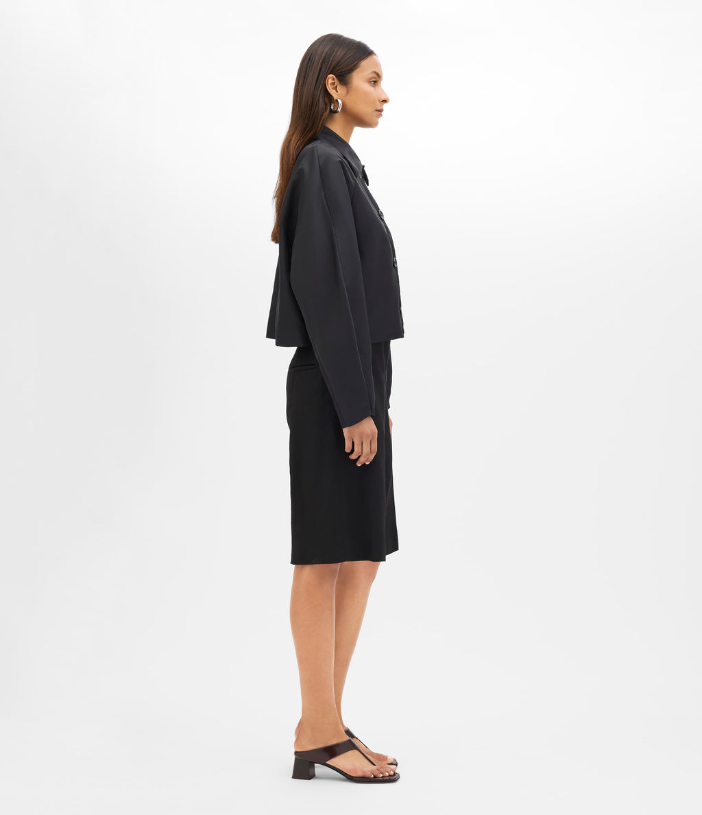 Short Balmacaan | Black