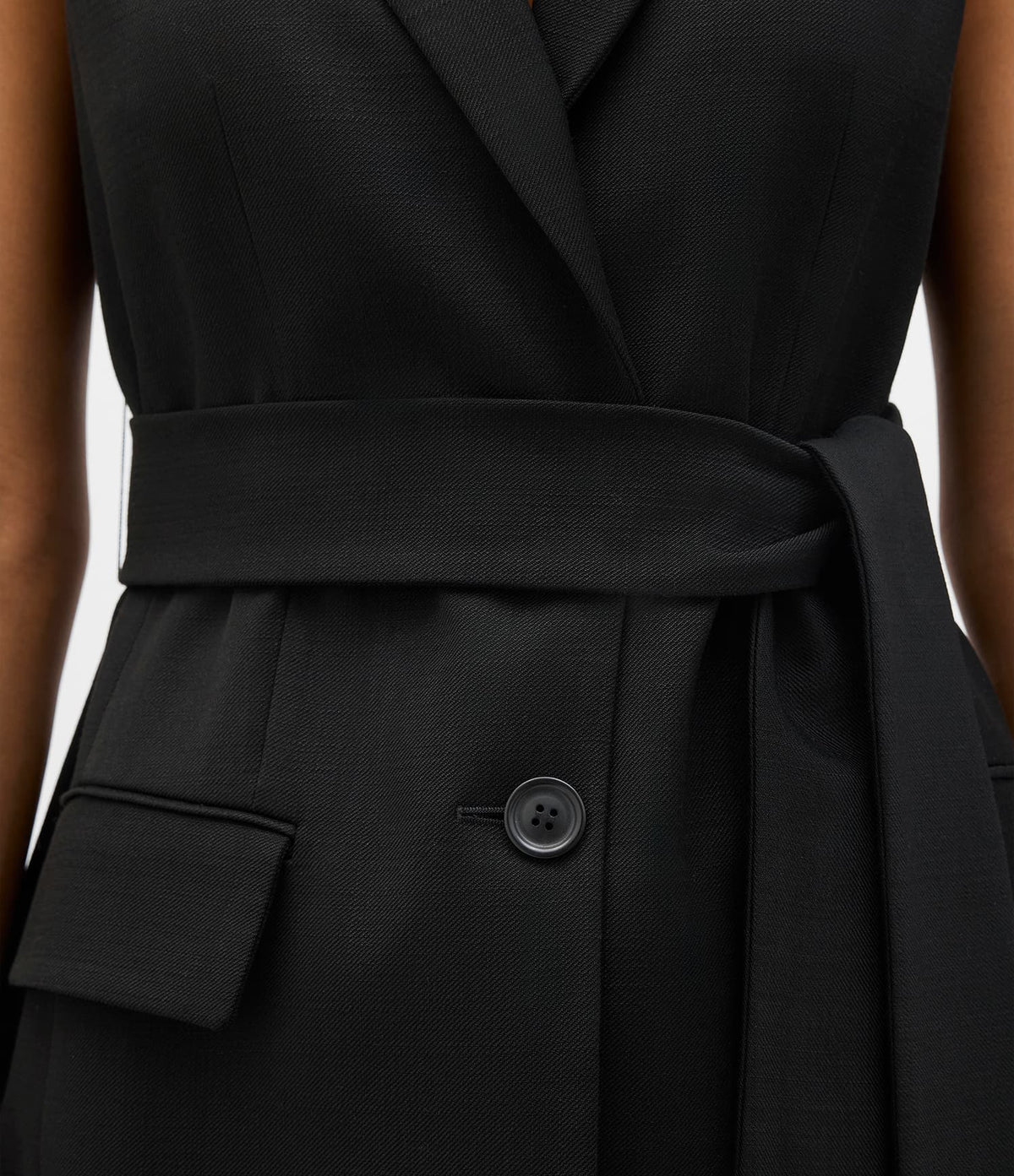 Easy Tie Vest | Black