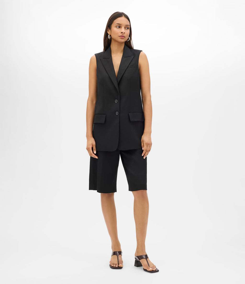 Easy Tie Vest | Black