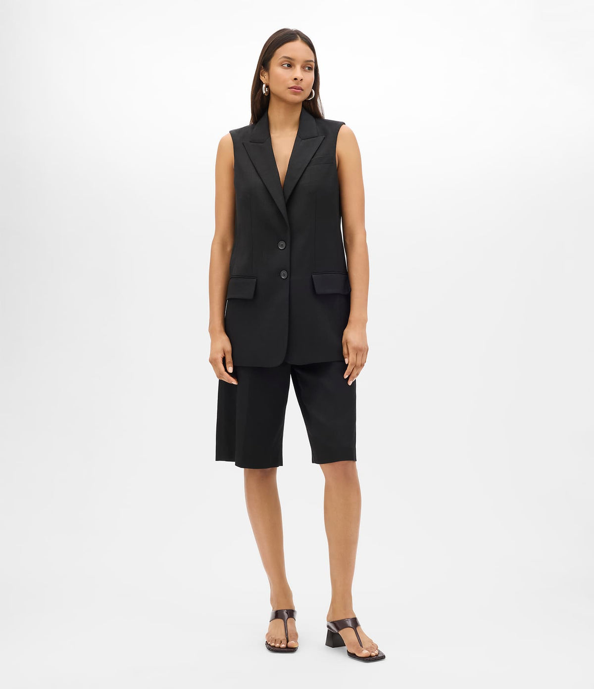 Easy Tie Vest | Black