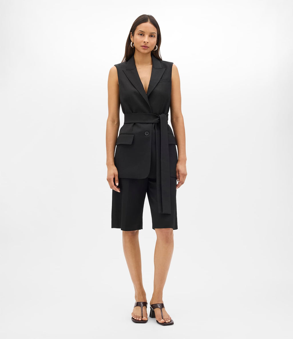 Easy Tie Vest | Black