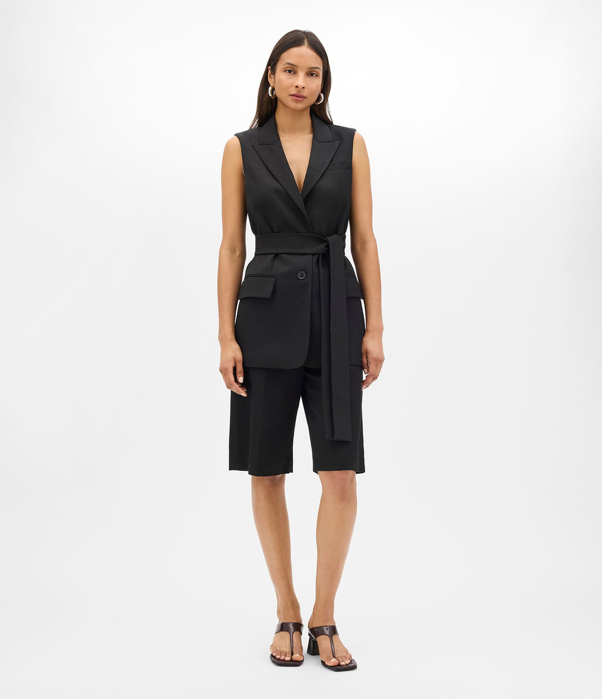 Easy Tie Vest | Black