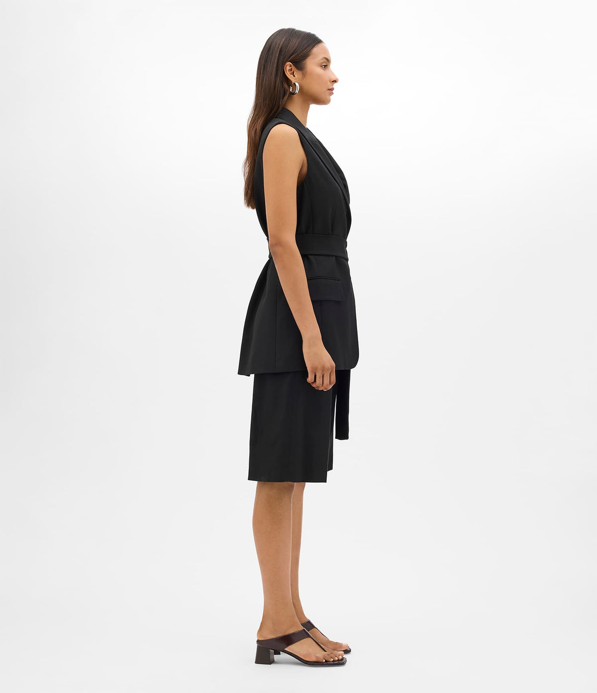 Easy Tie Vest | Black