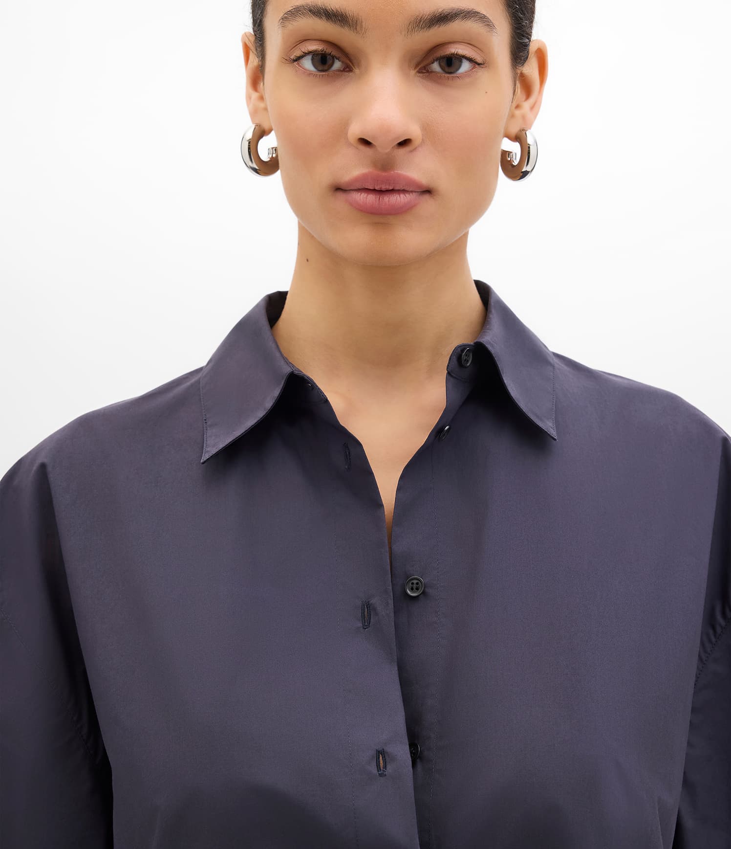Short Shirt Dress | Midnight