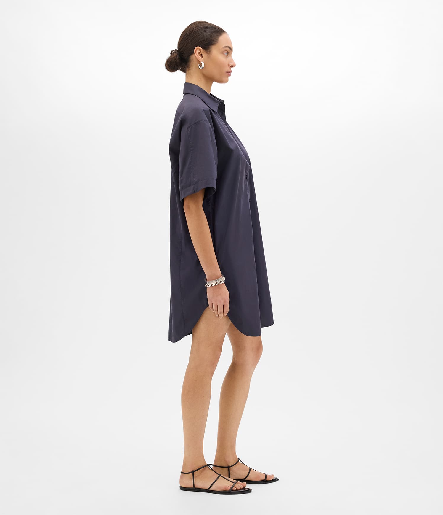 Short Shirt Dress | Midnight