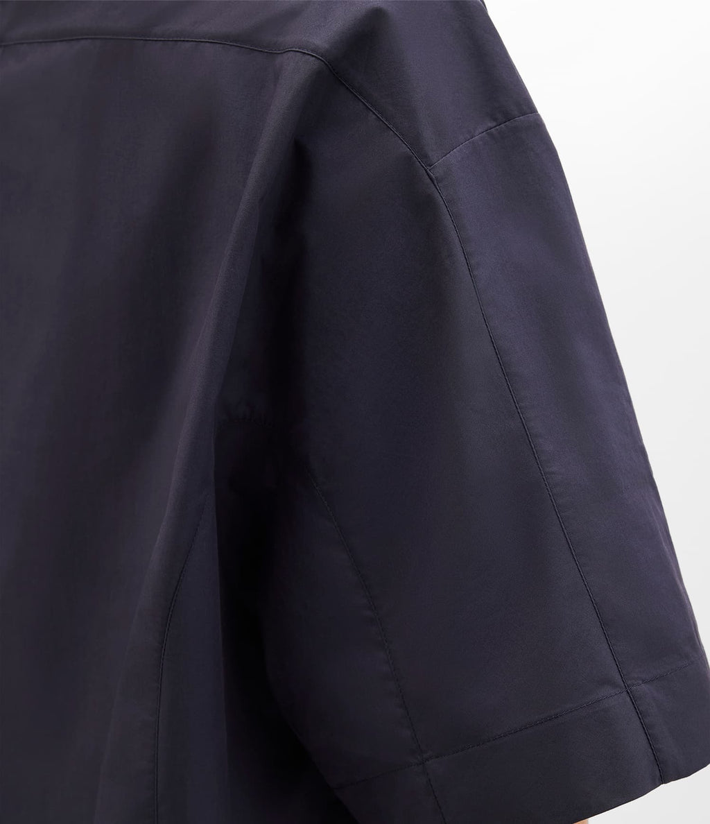 Poplin Short Sleeve Shirt | Midnight