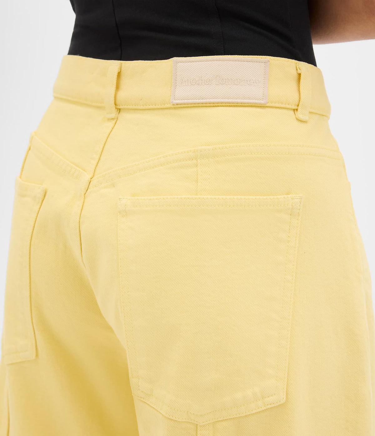 Curved Denim Pant | Daffodil
