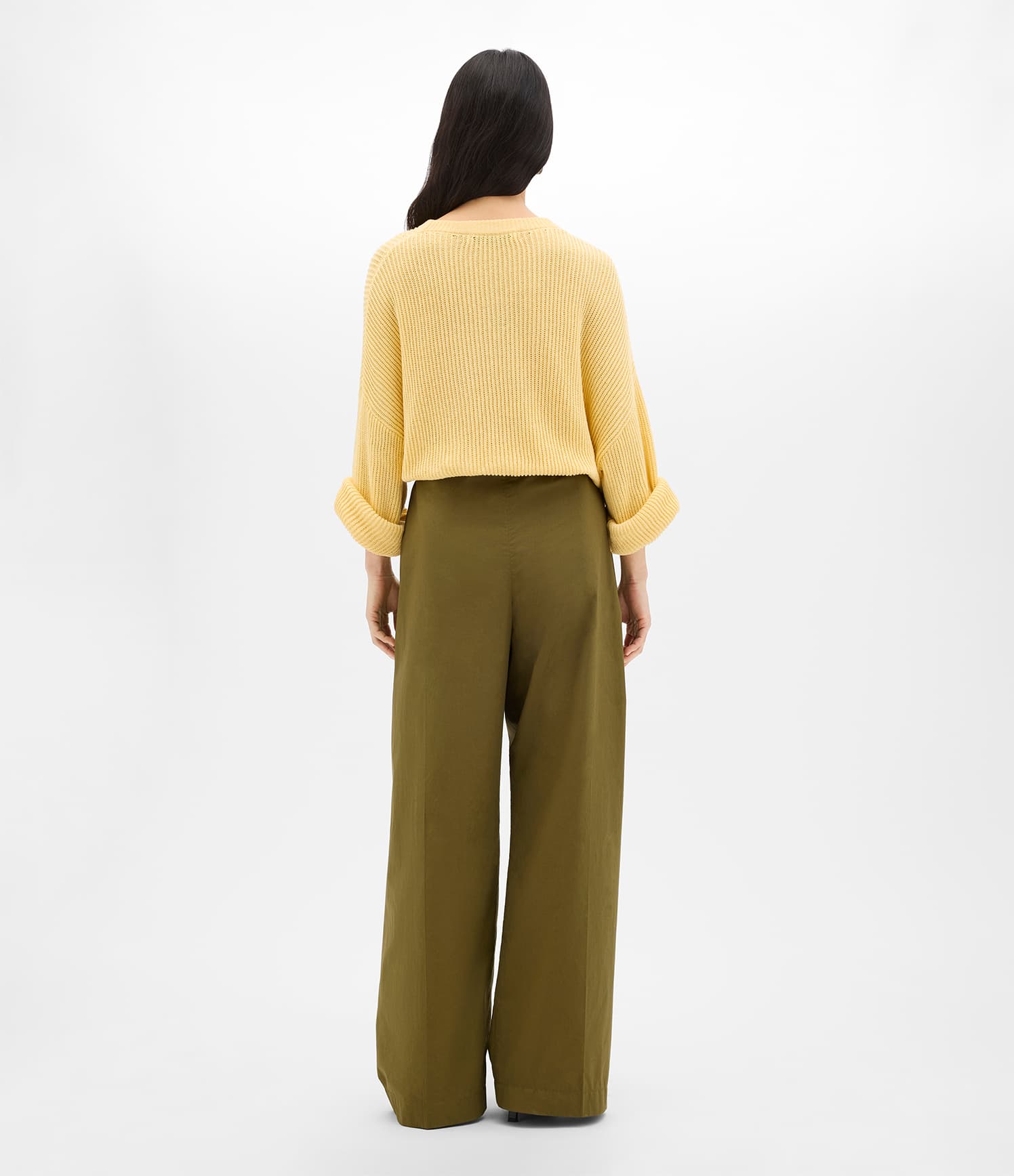 Draped Crew Knit | Sun