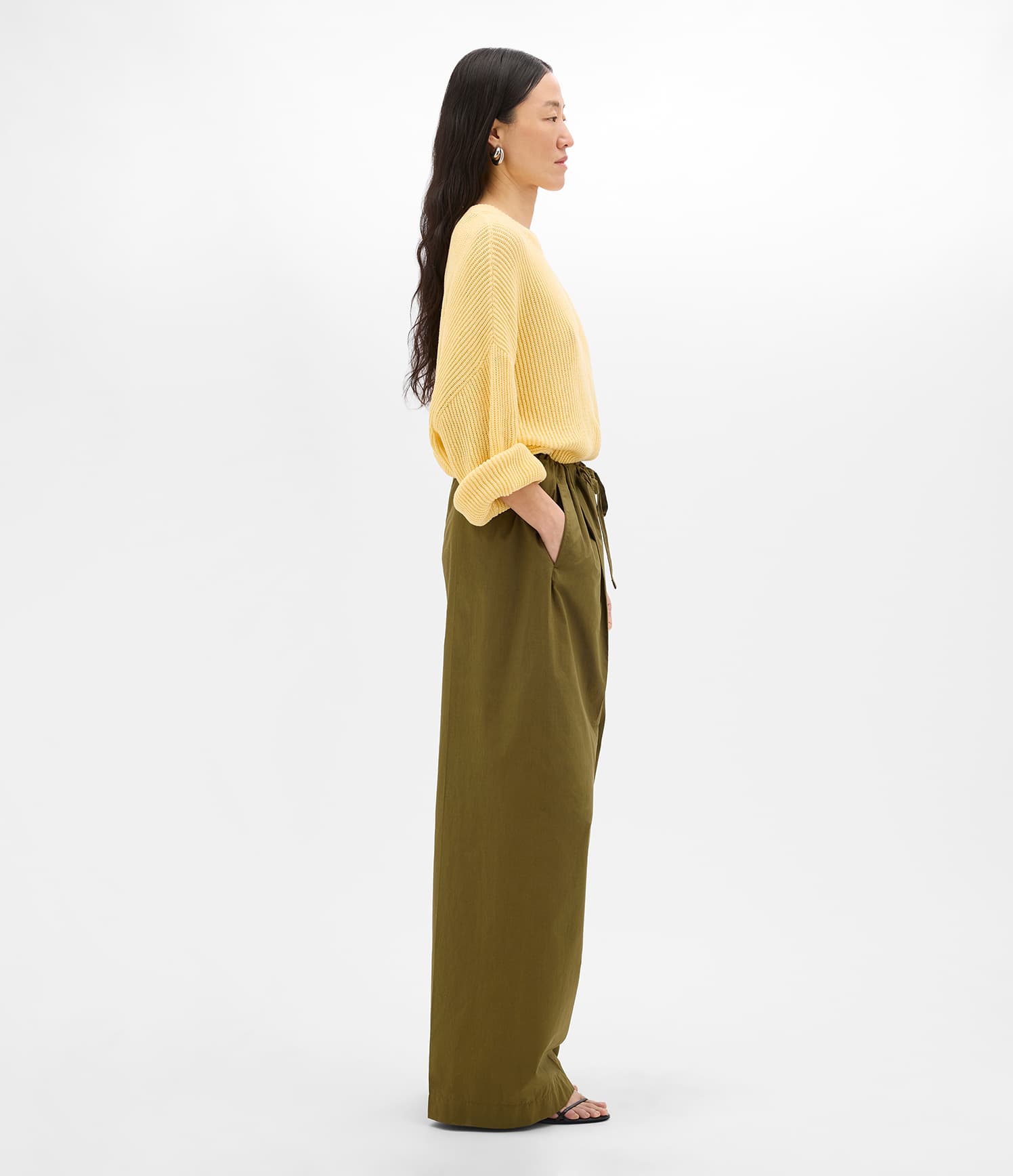 Draped Crew Knit | Sun