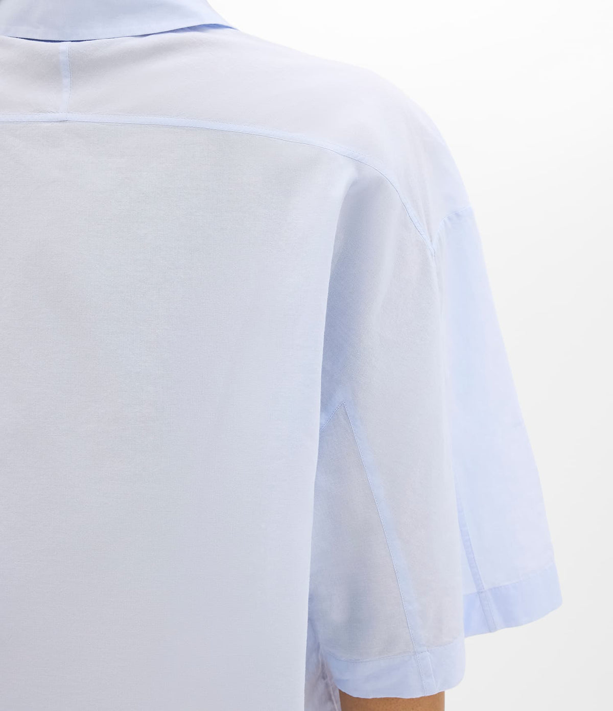 Voile Short Sleeve Shirt | Sky