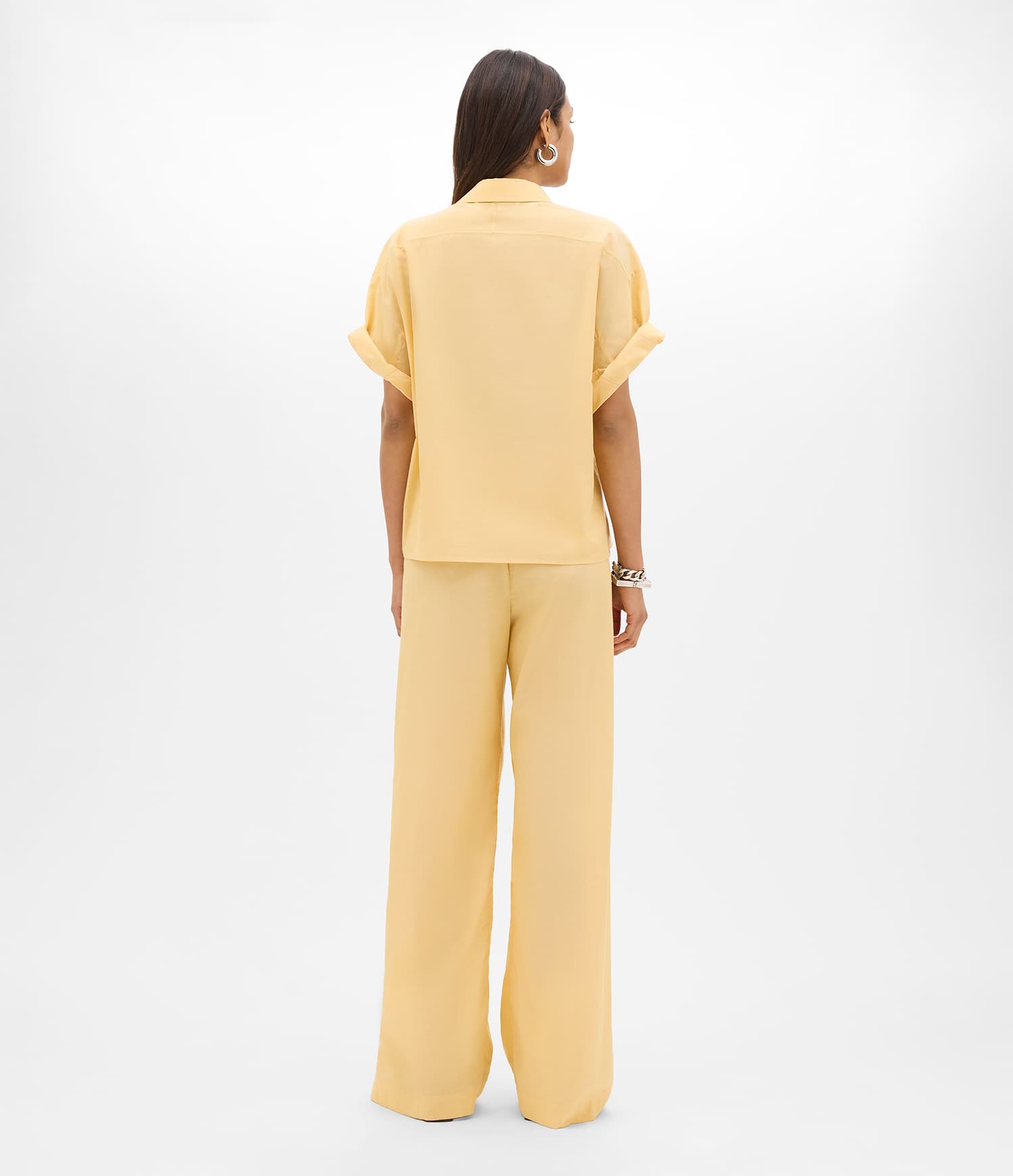 Voile Short Sleeve Shirt | Mimosa