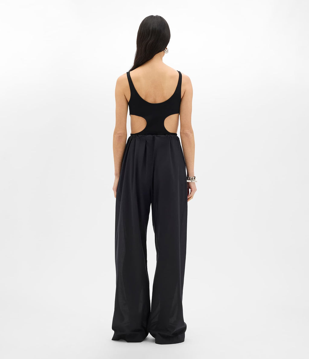 Voile Drawcord Pant | Black