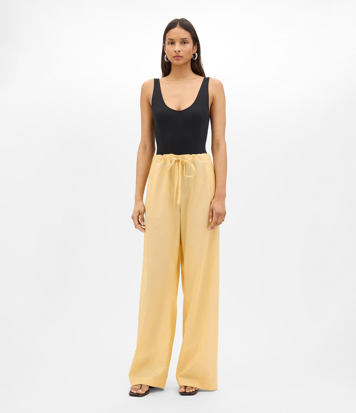 Voile Drawcord Pant | Mimosa