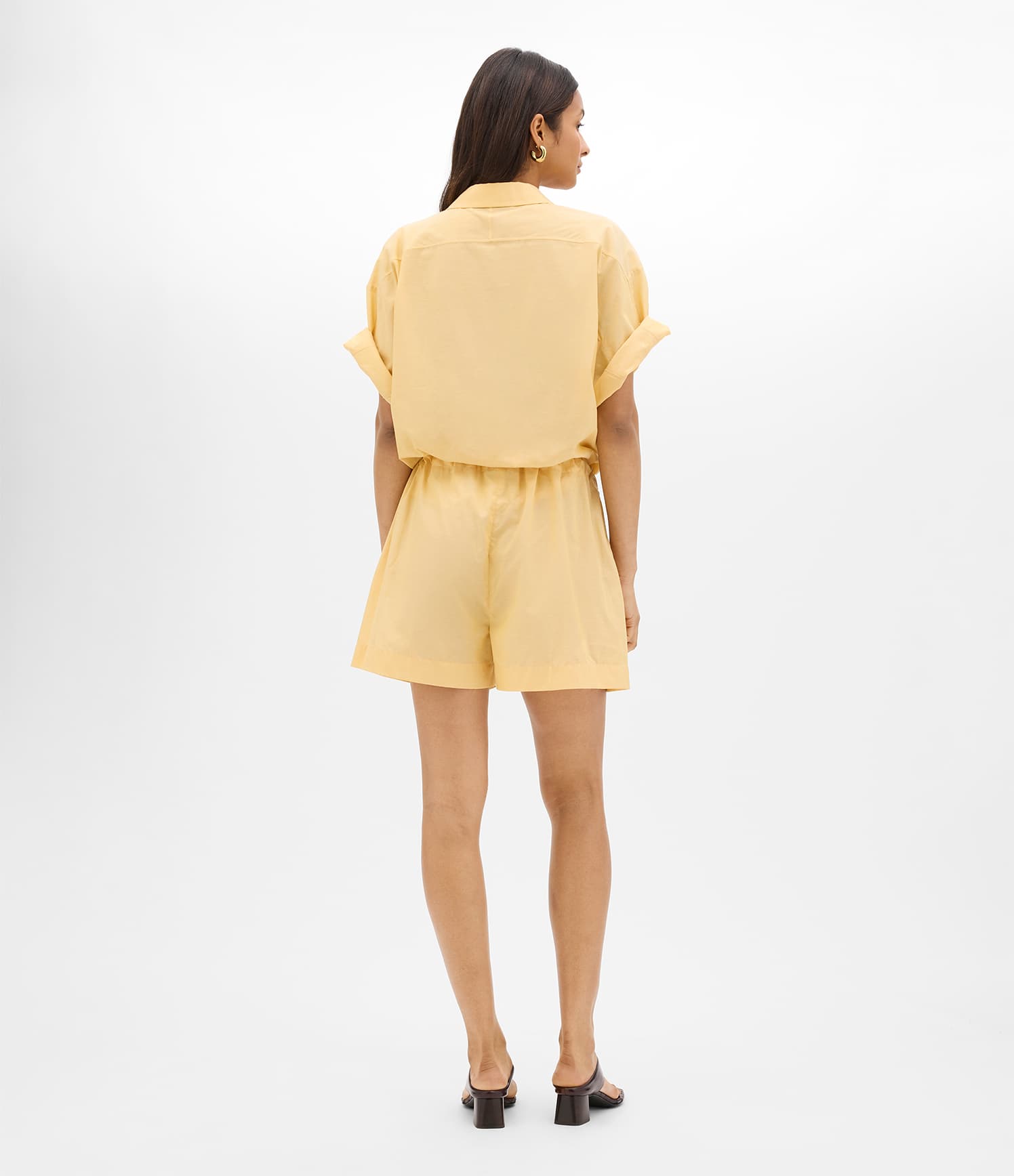 Voile Drawcord Short | Mimosa
