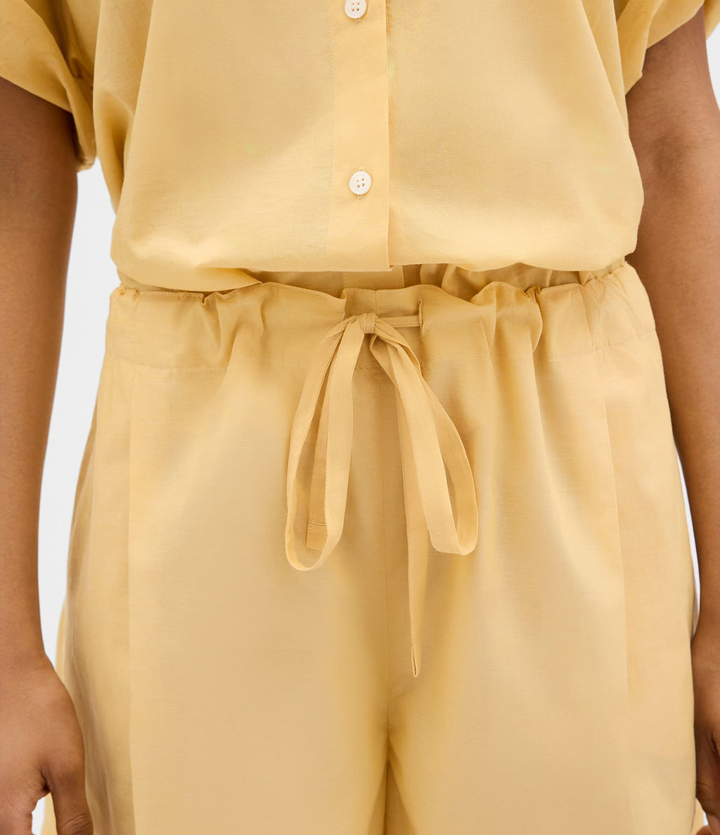 Voile Drawcord Short | Mimosa