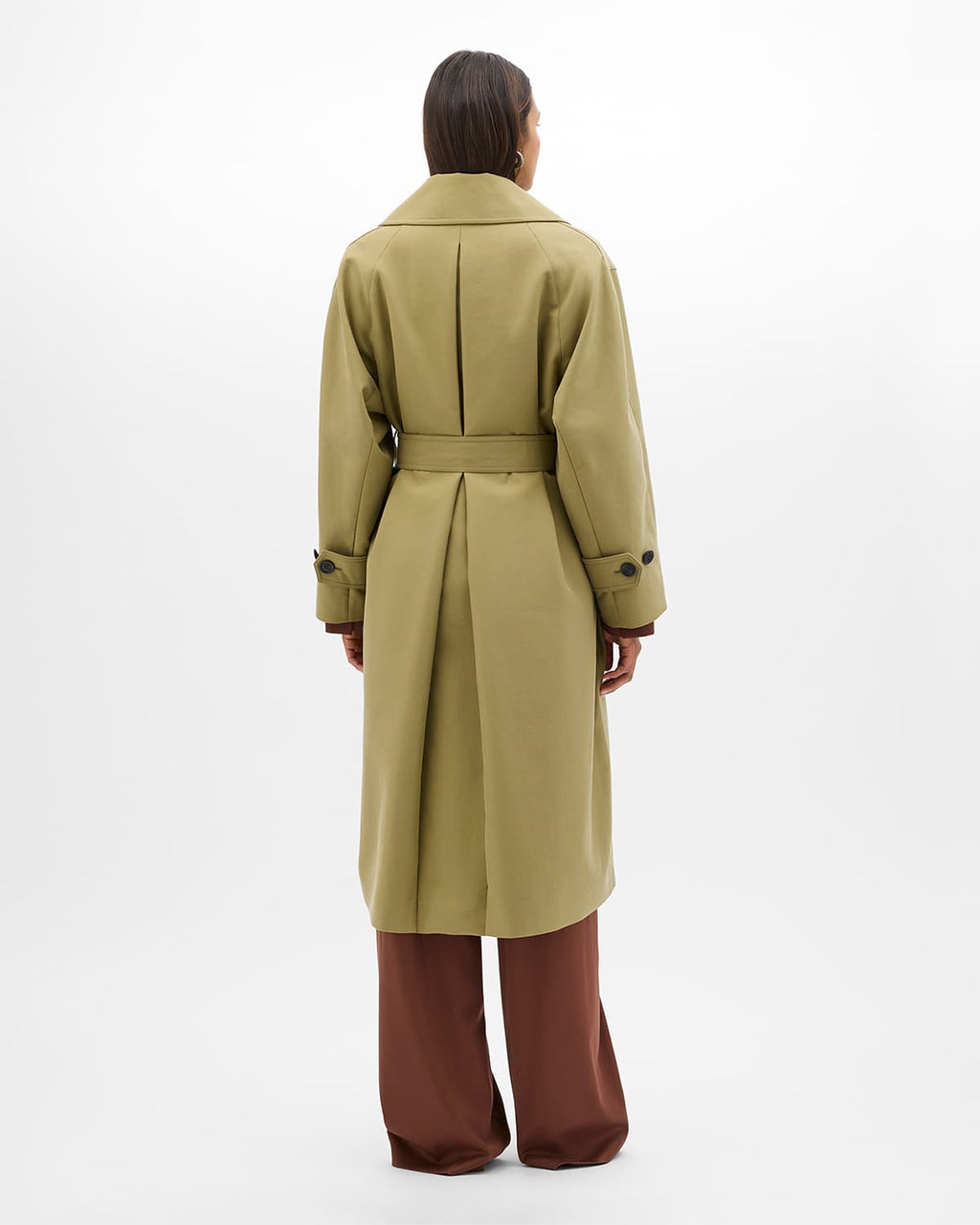 Double Face Trench | Olive