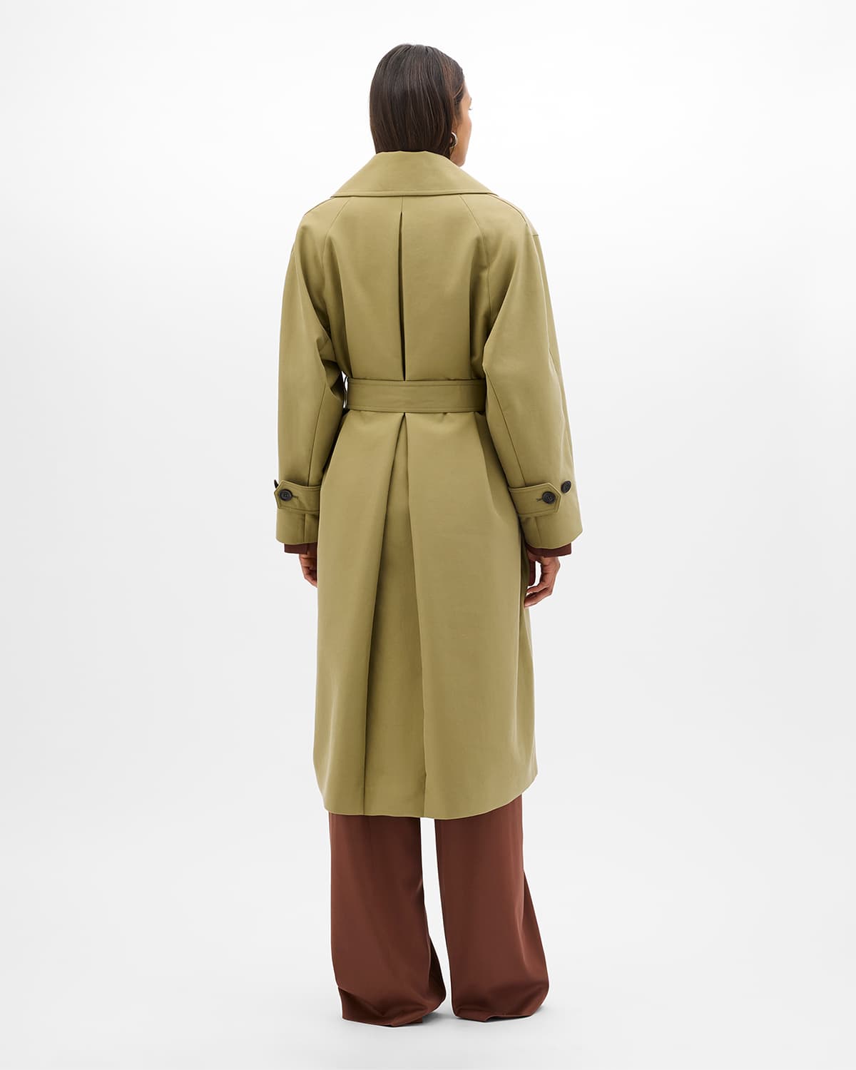 Double Face Trench | Olive
