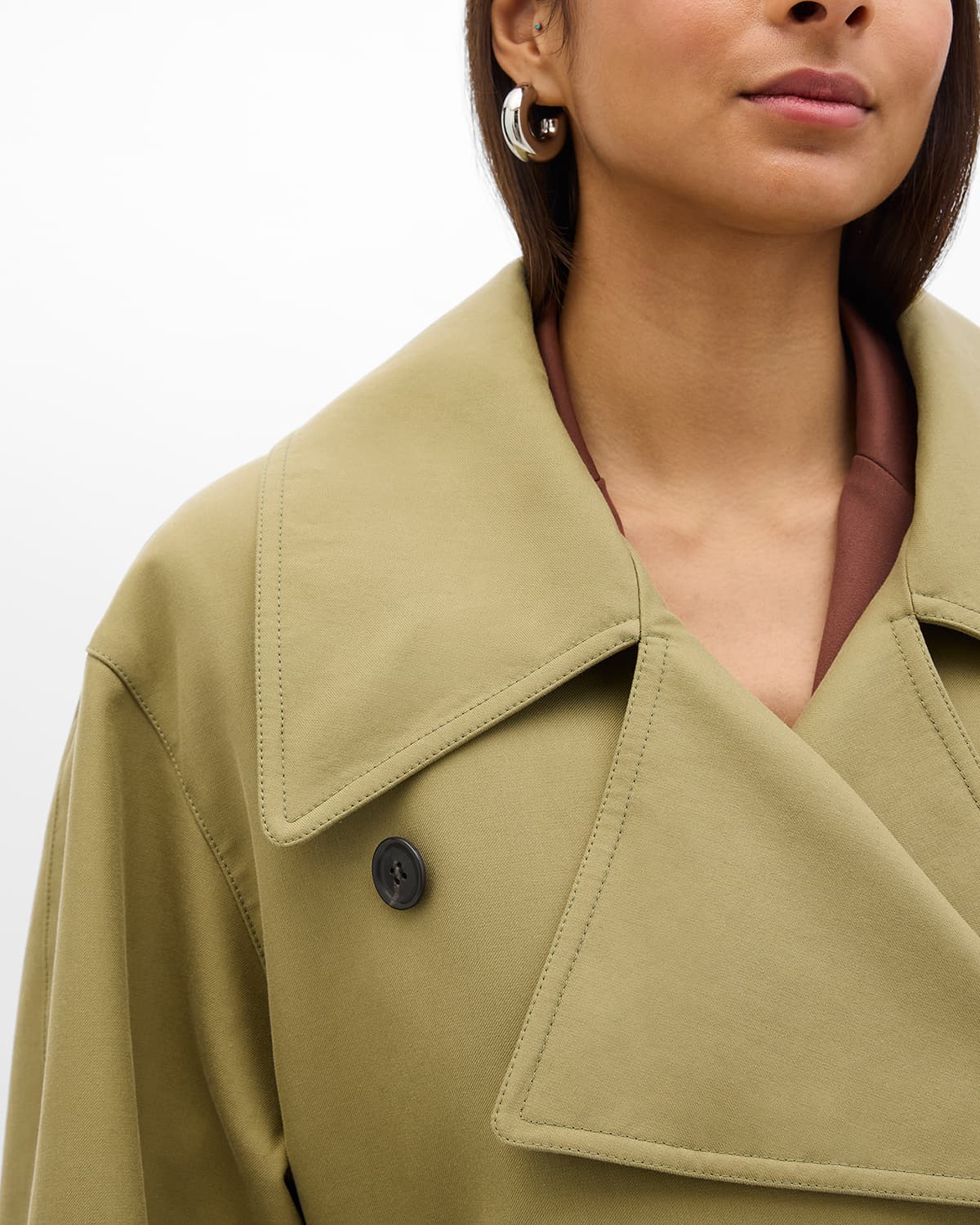 Double Face Trench | Olive