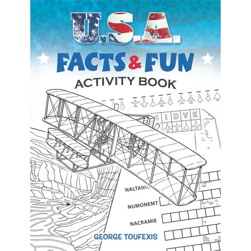 U.S.A. Facts & Fun Activity Book - Paperback