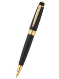 Bailey™ Matte Black Lacquer with 23KT Gold PVD Ballpoint Pen