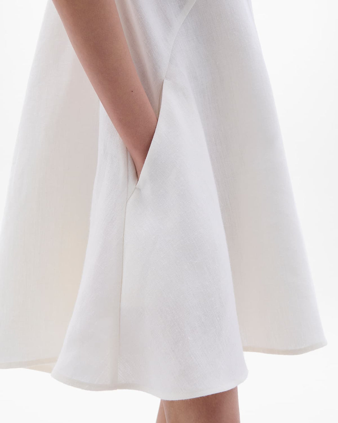 Flare Sun Dress | White