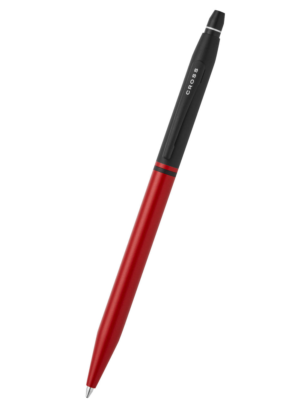 Click™ Tuxedo Satin Metallic Red Ballpoint Pen