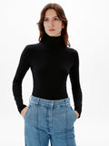 Turtleneck Bodysuit | Black