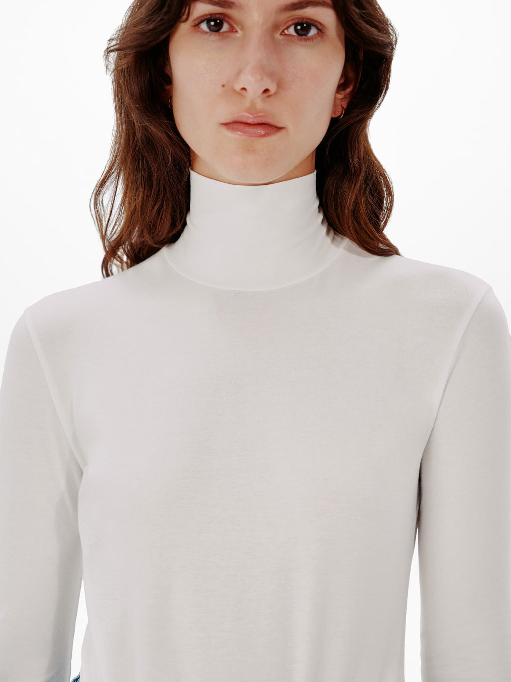 Turtleneck Bodysuit | White