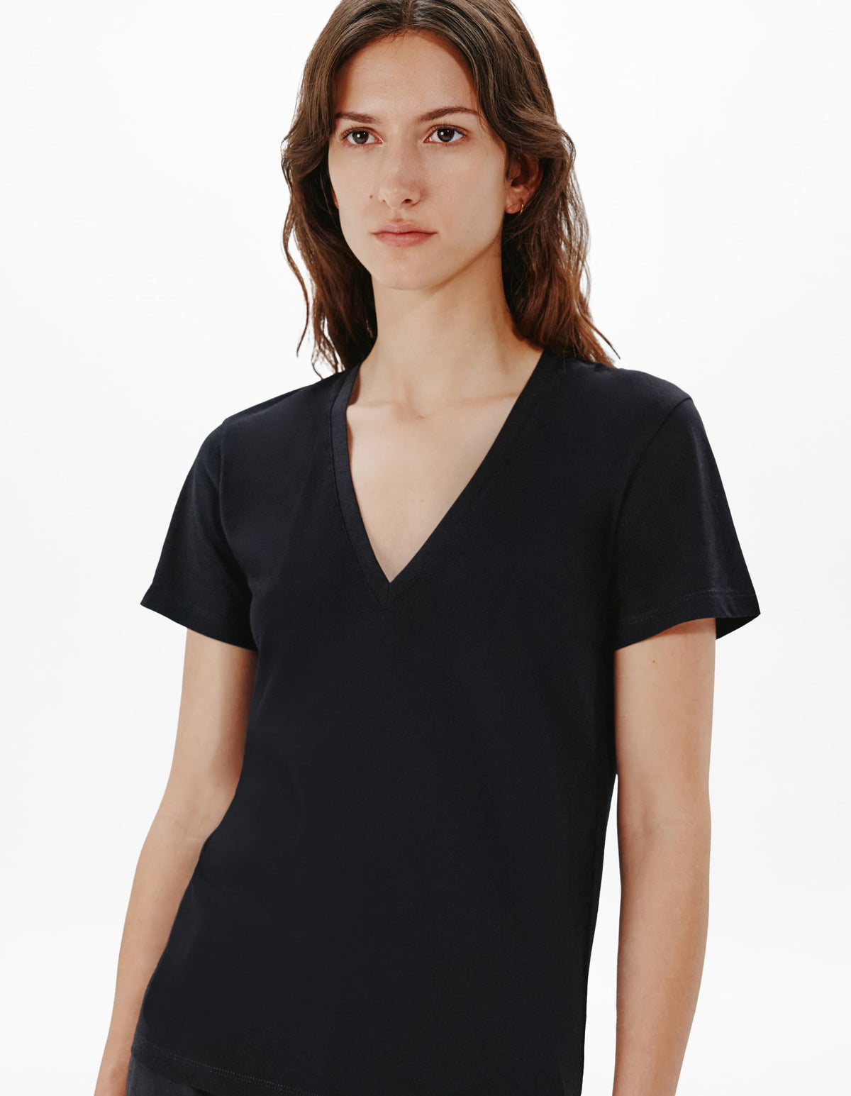 V-Neck Tee | Black