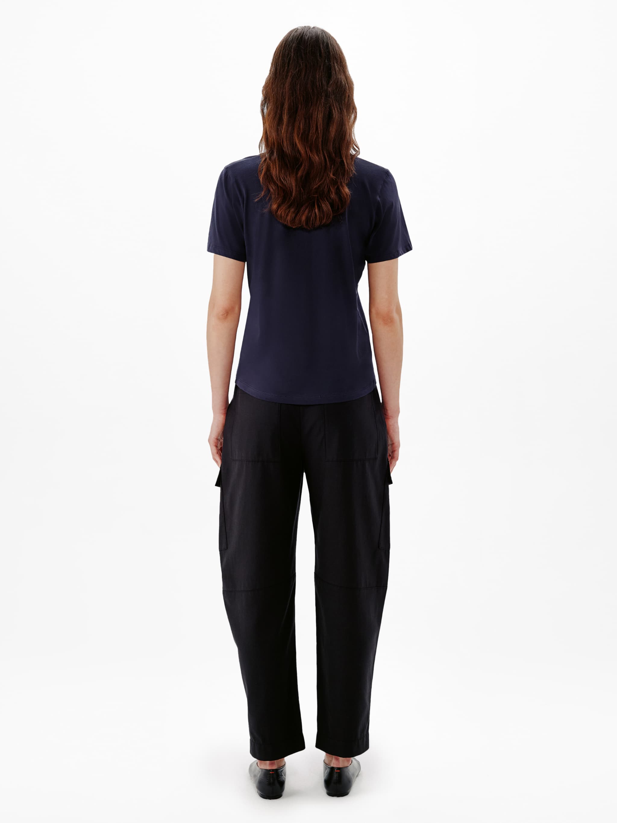 V-Neck Tee | Navy
